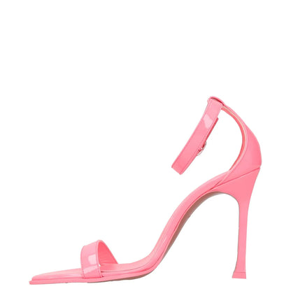AMINA MUADDI Womens Strappy Heels Pink Leather Stiletto Open Toe UK 5 RRP 600 — View 4