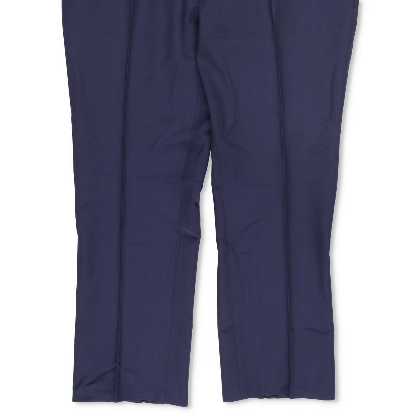 DE CORATO SARTOCIA Mens Dress Pants Blue Wool Blend Zip Closure RRP 200 — View 4