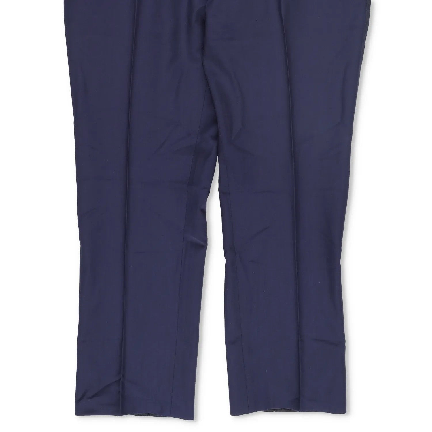 DE CORATO SARTOCIA Mens Dress Pants Blue Wool Blend Zip Closure RRP 200 — View 4