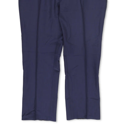 DE CORATO SARTOCIA Mens Dress Pants Blue Wool Blend Zip Closure RRP 200 — View 4