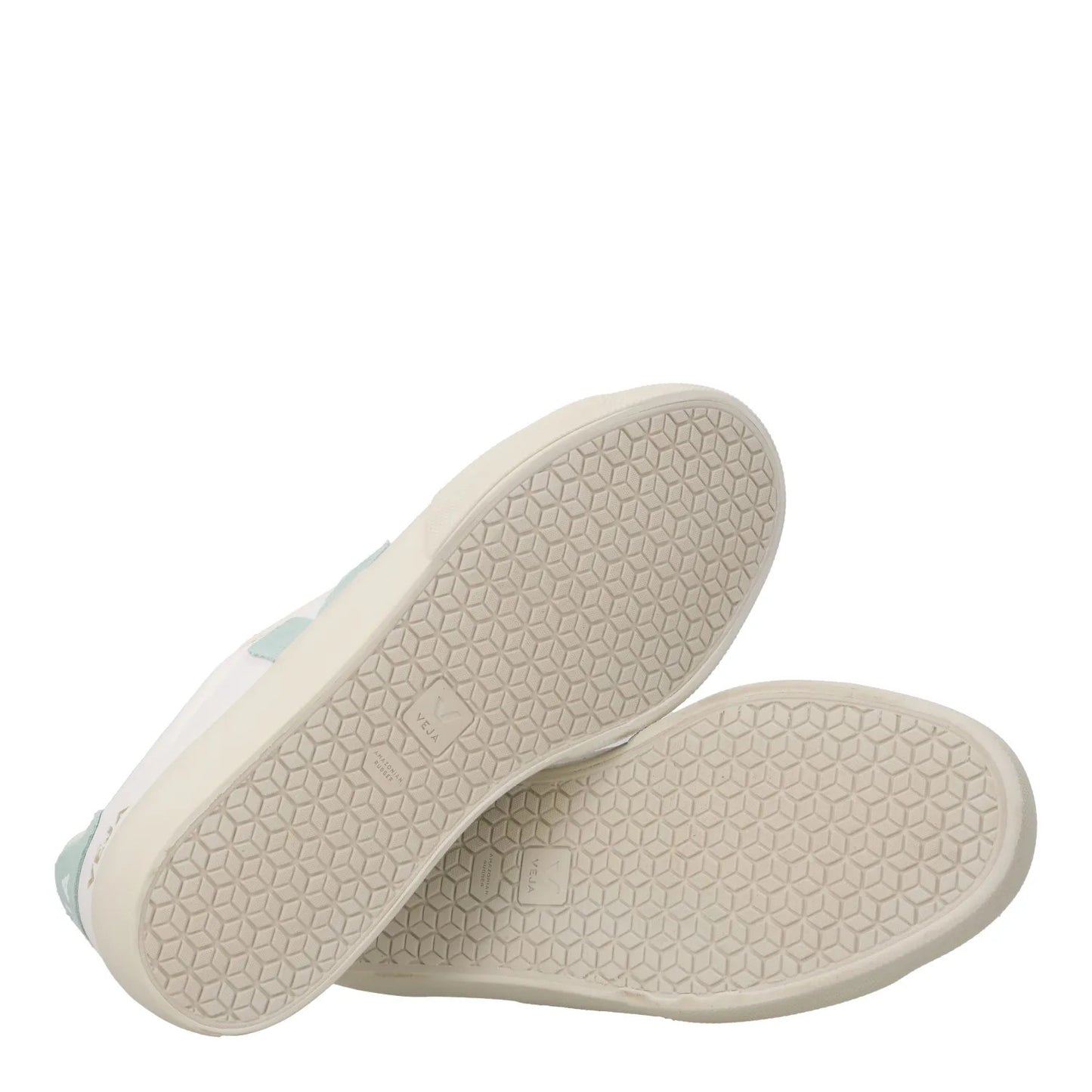 VEJA Womens Campo Matcha Trainers Leather Low Tops White Turquoise EU 34 RRP 150 — View 8