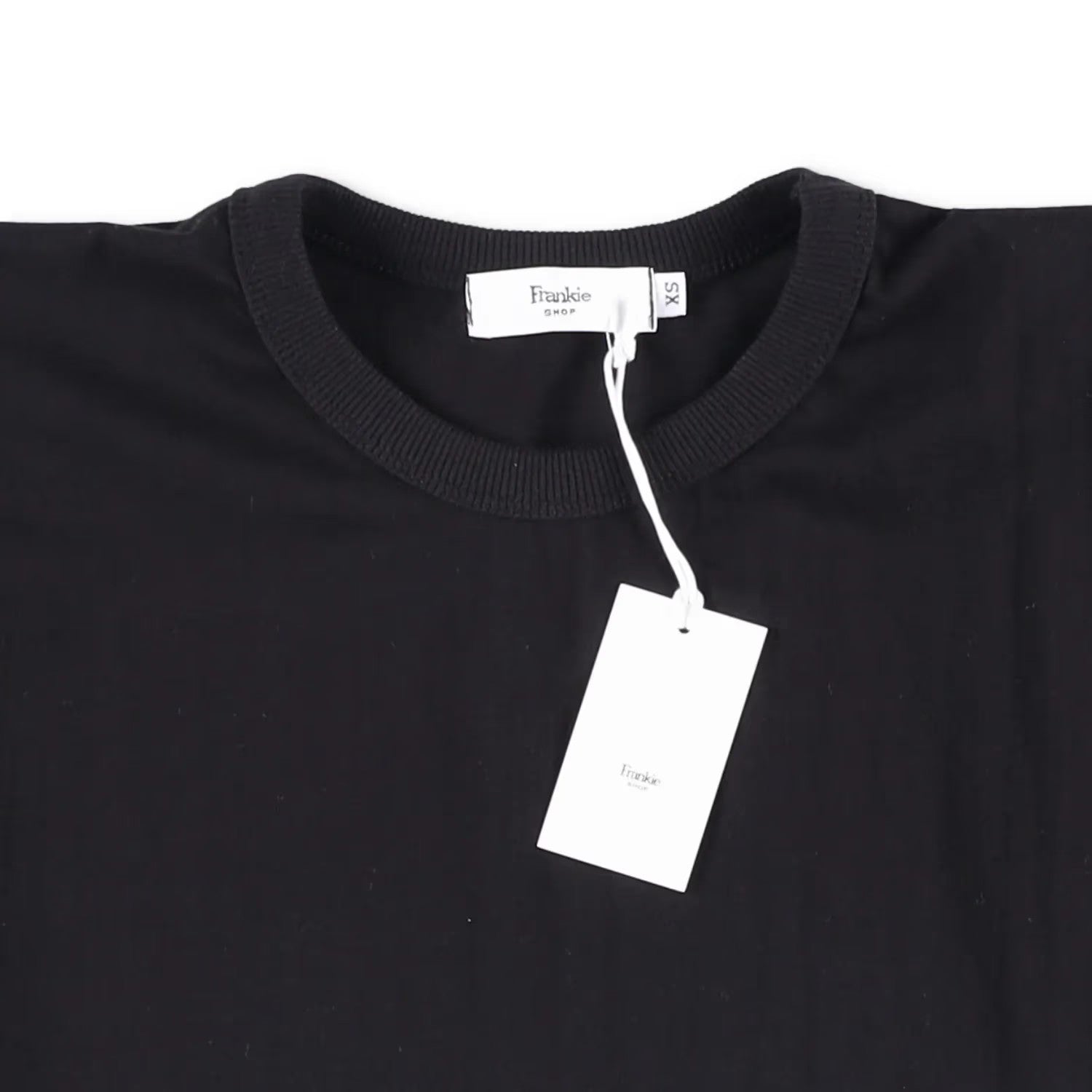 FRANKIE SHOP Womens Top Cotton Black Sleeveless Crew Neck Size XS RRP 125 — View 6