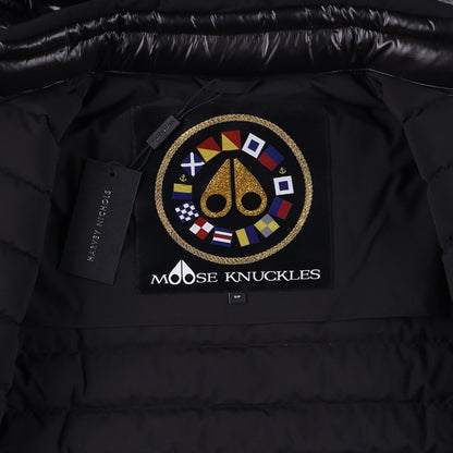 MOOSE KNUCKLES Mens Black Puffer Jacket Size Small Nylon RRP800 — View 13
