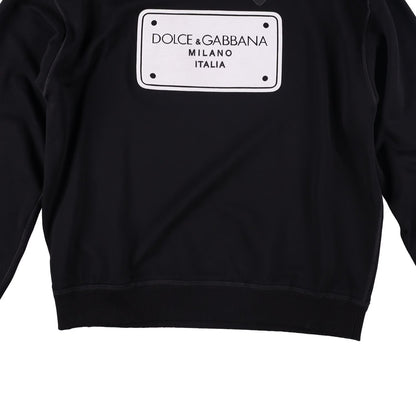 DOLCE & GABBANA Mens Sweatshirt Hu7Du+Taglio Laser+ Ricamo Black 54 RRP 720 — View 9