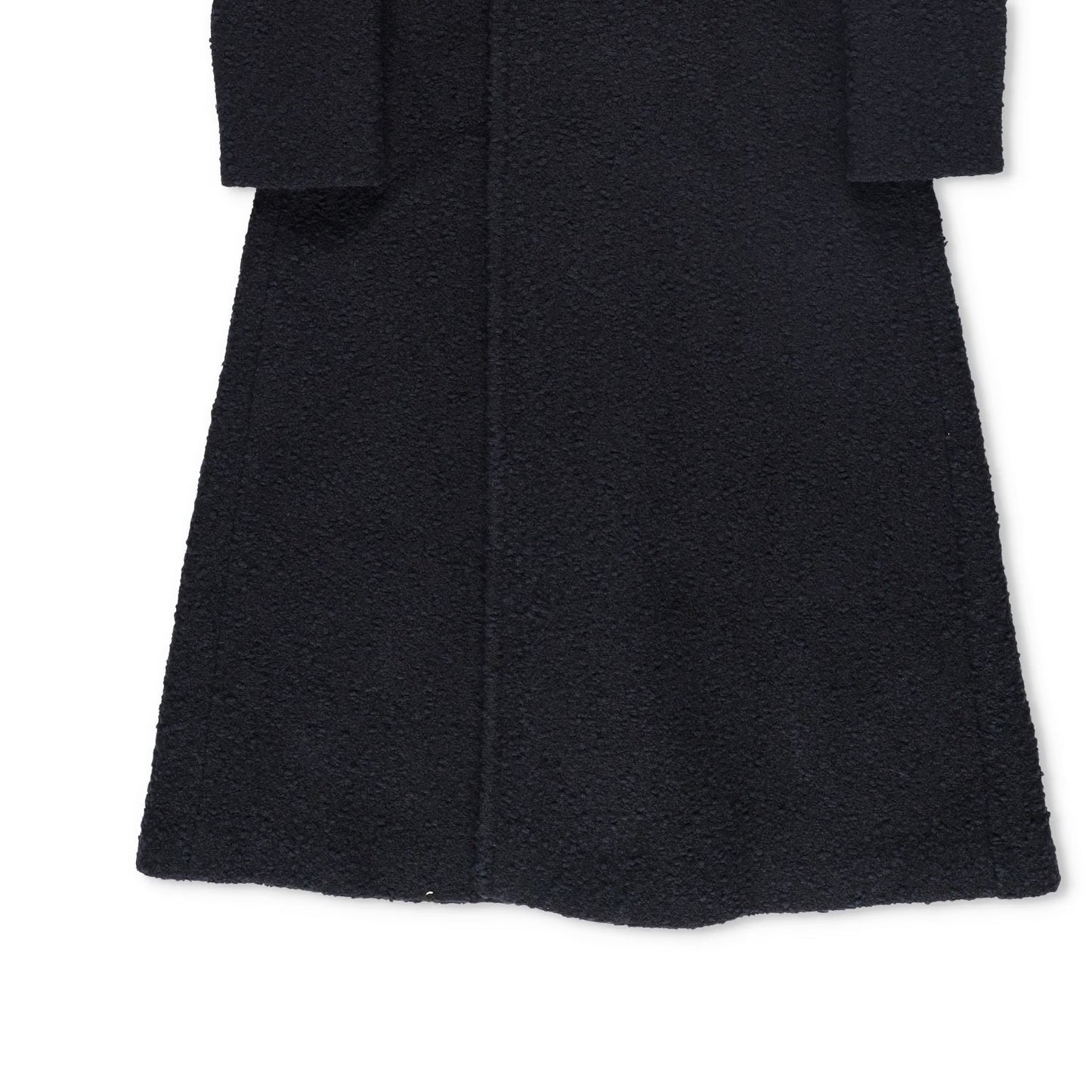 BOTTEGA VENETA Womens Black Double Breasted Overcoat Cotton Blend 40 RRP 3500 — View 4