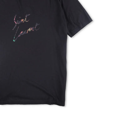 SAINT LAURENT Mens T-Shirt Cotton Black Logo Crew Neck Size XL RRP 400 — View 4