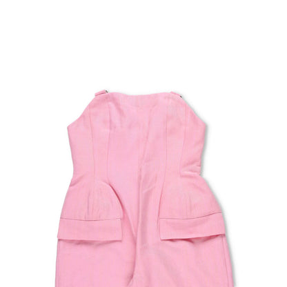 PAPA OPPONG Womens Edy Petiole Overall Kente Jumpsuit Pink One-Piece S RRP 2265 — View 5