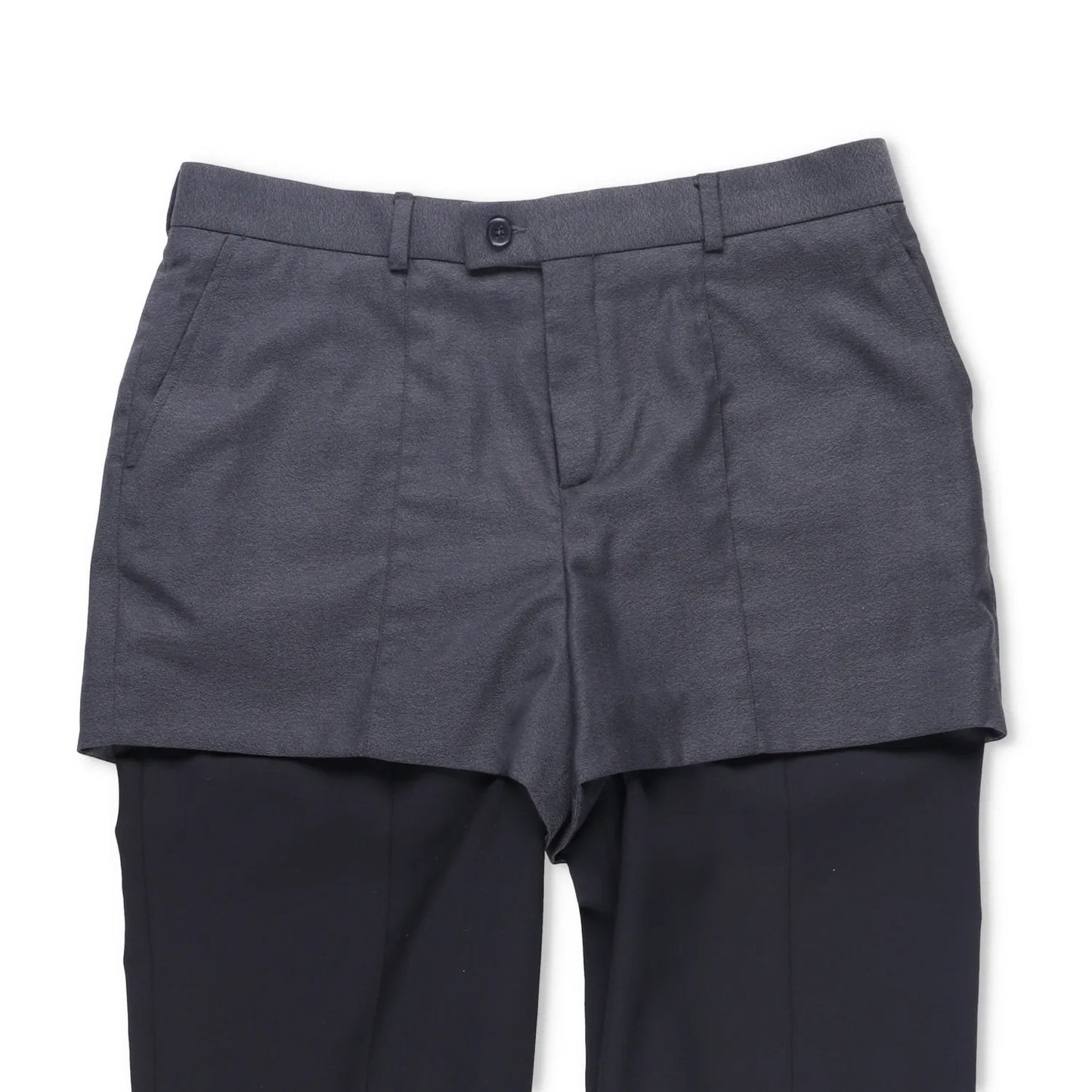 BETTTER Womens Double Waistband Trousers Black Grey Slim Leg Size M RRP 800 — View 2