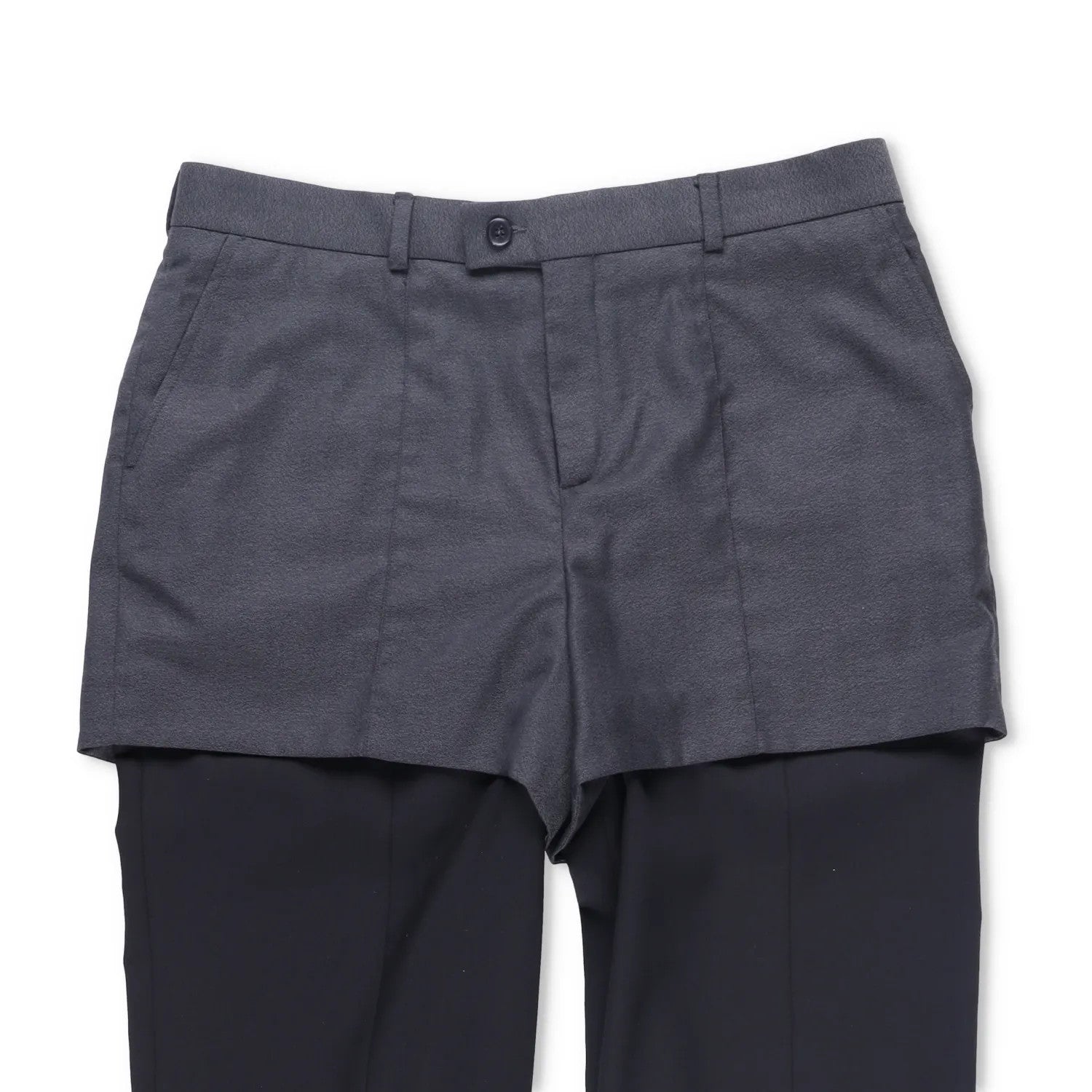 BETTTER Womens Double Waistband Trousers Black Grey Slim Leg Size M RRP 800 — View 2