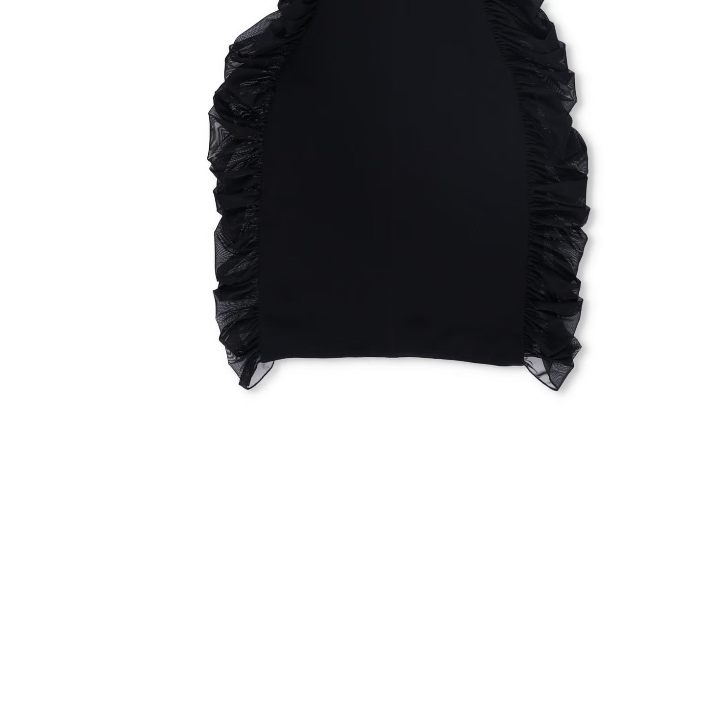 MUGLER Womens Mini Dress V-Neck Sleeveless Black Ruched Size 40 RRP 1475 — View 5