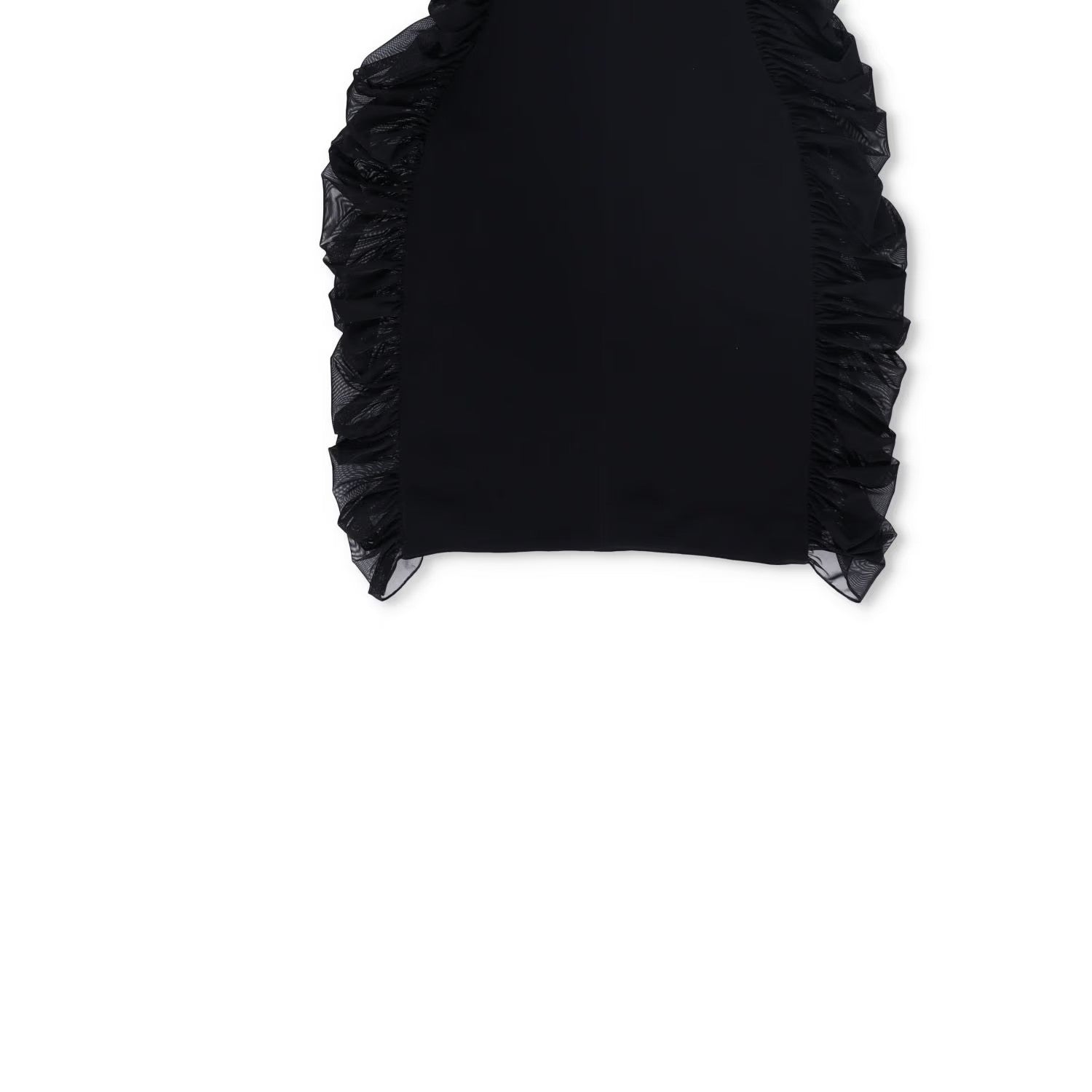 MUGLER Womens Mini Dress V-Neck Sleeveless Black Ruched Size 40 RRP 1475 — View 5