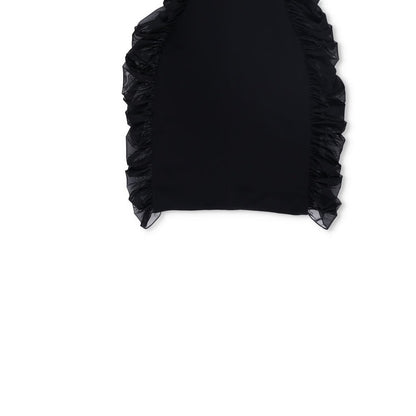 MUGLER Womens Mini Dress V-Neck Sleeveless Black Ruched Size 40 RRP 1475 — View 5