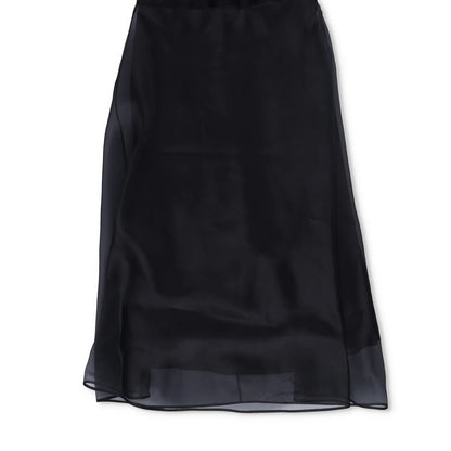 PRADA Womens Midi Dress Halter Neck Tie Sleeveless Re Edition Black 44 RRP 3060 — View 4
