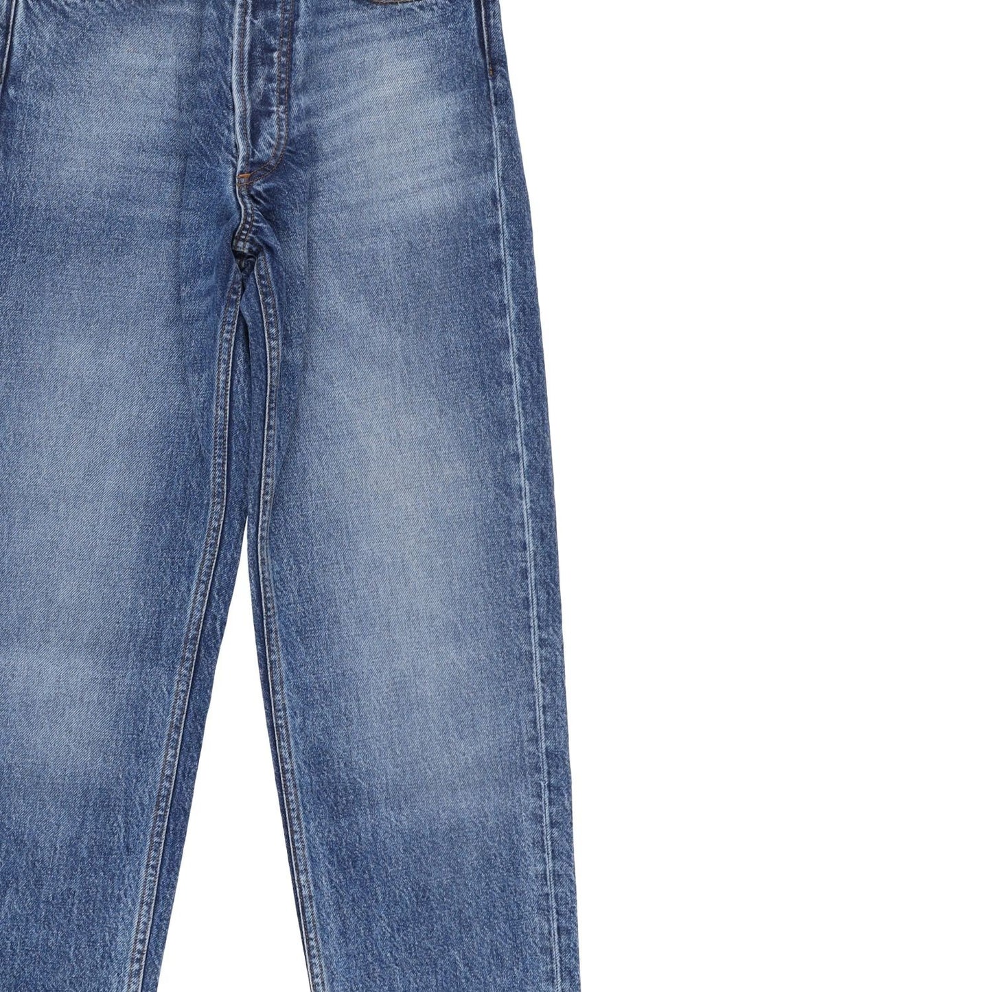 J.W.Anderson Womens Cropped Straight Leg Jeans Blue Denim Size 24 RRP 415 — View 7