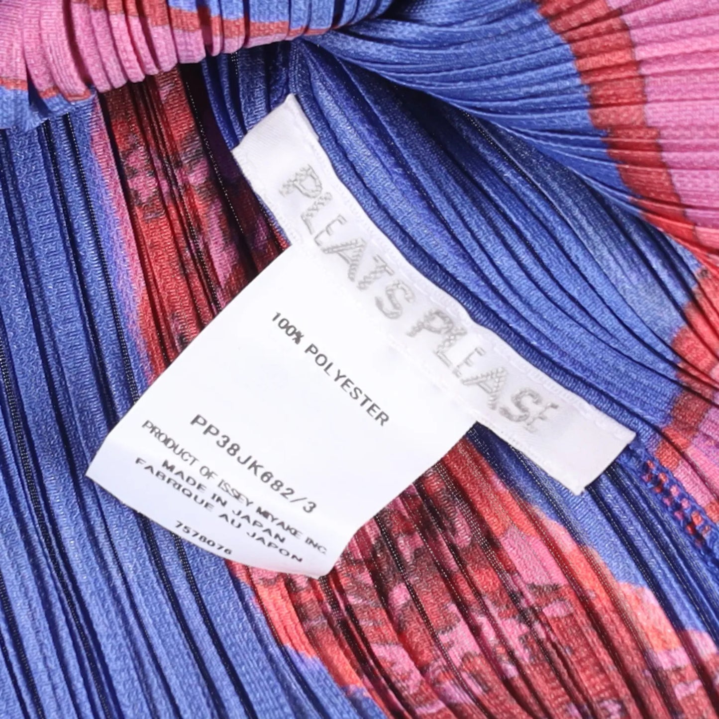 ISSEY MIYAKE Womens Kimono Blue T-Shirt Polyester Pleated Geometric 3 RRP 240 — View 7