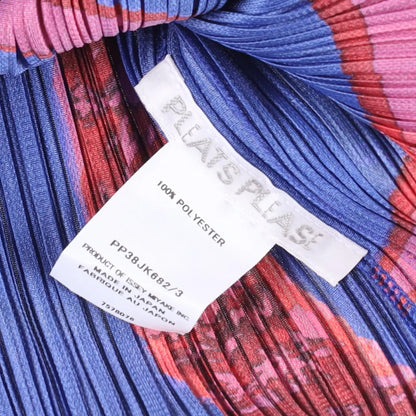 ISSEY MIYAKE Womens Kimono Blue T-Shirt Polyester Pleated Geometric 3 RRP 240 — View 7