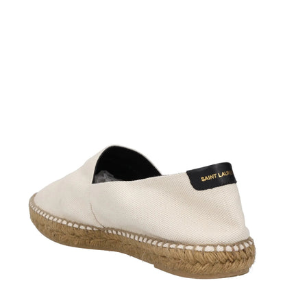 SAINT LAURENT Mens Flat Shoes Beige Cotton Casual Espadrille UK 10.5 RRP 460 — View 5