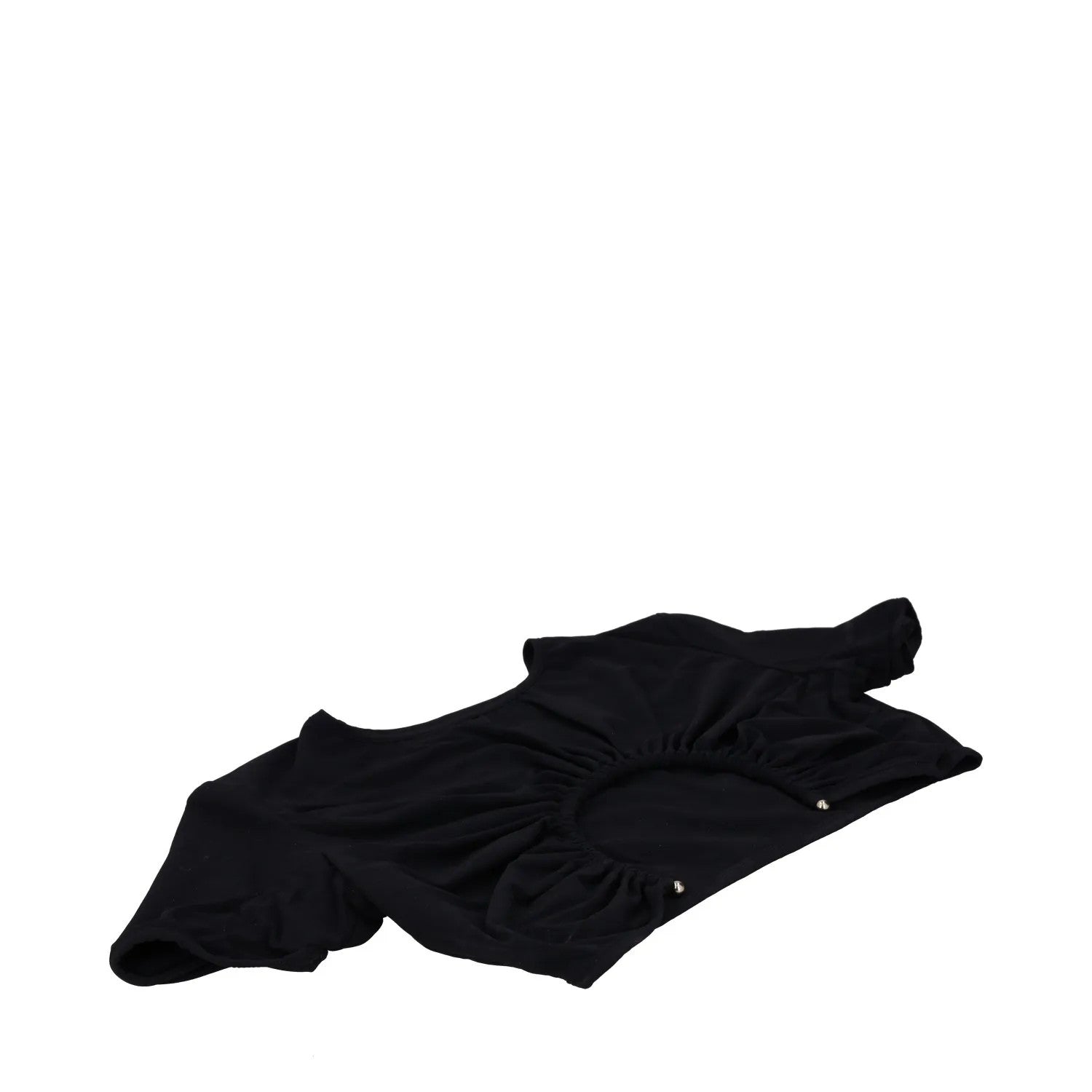 CHRISTOPHER ESBER Womens Prong T-Shirt Cropped Black Short Sleeve UK 12 RRP 180 — View 2