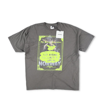 LIAM HODGES Mens T-Shirt Grey Crew Neck Short Sleeve Print Size L RRP 180 — View 5