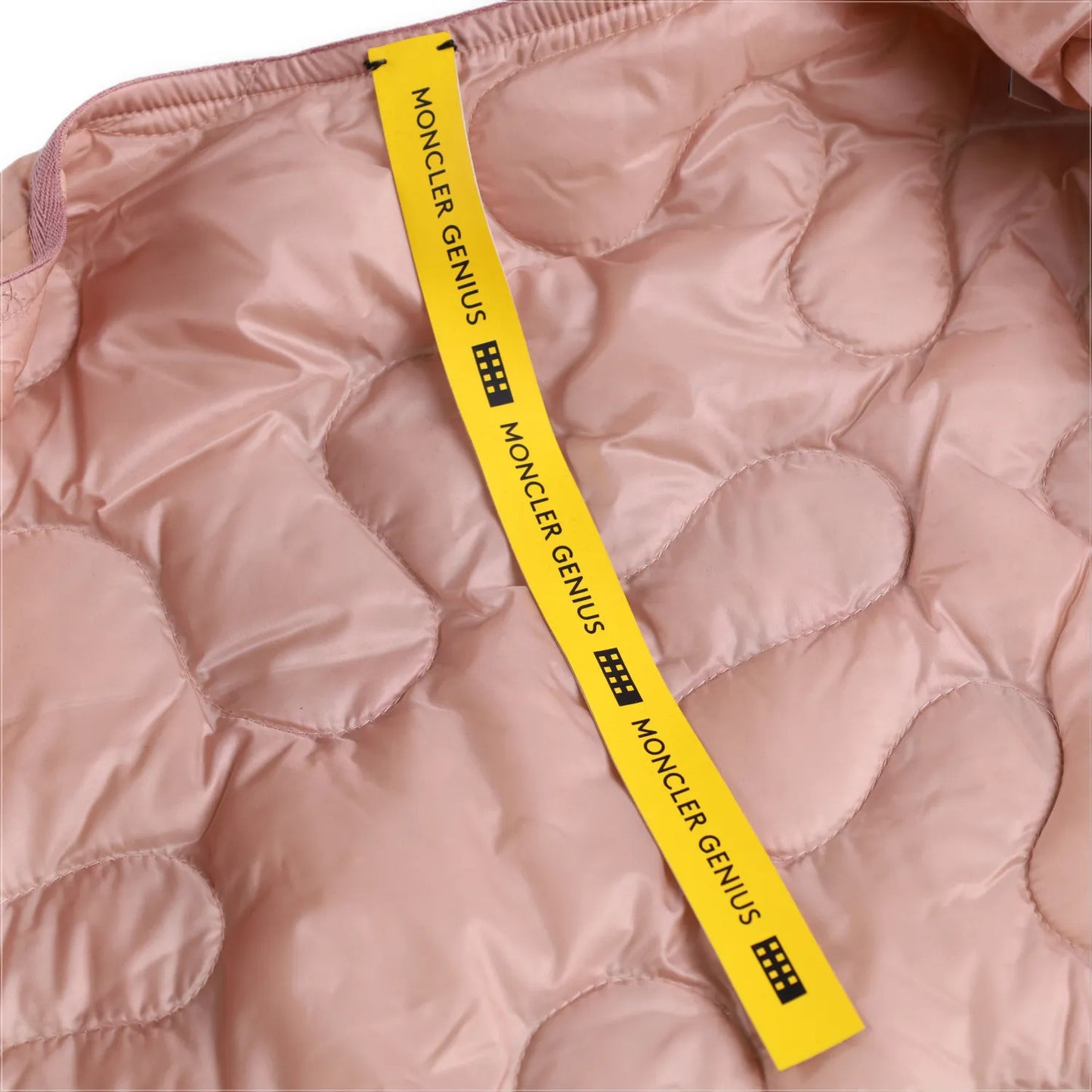 MONCLER GENIUS X Salehe Bembury Womens Shirt Jacket Quilted Crop Pink 46 RRP 735 — View 7