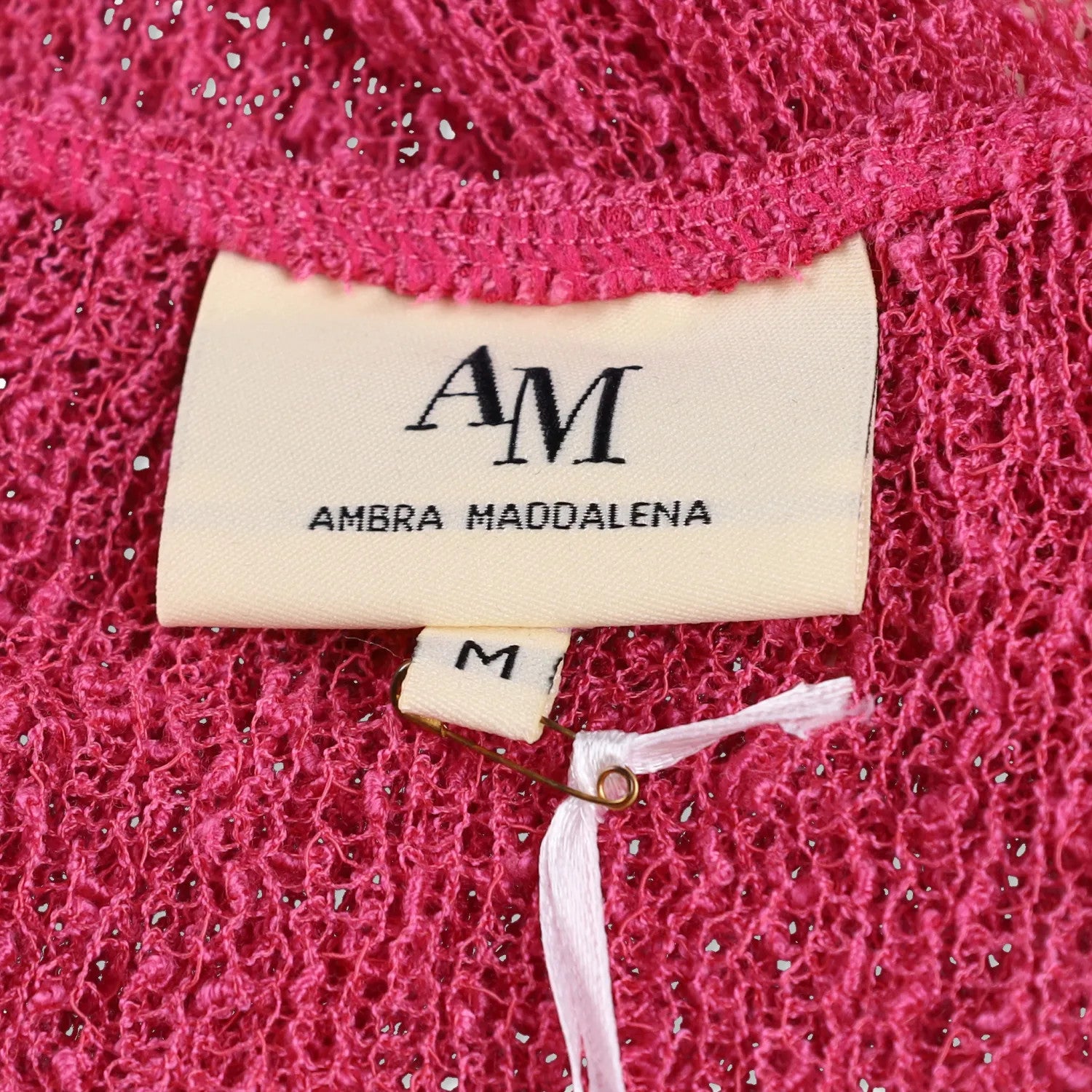 AMBRA MADDALENA Womens Andy Mini Dress Pink Sheer Long Sleeve Boat Neck M RRP135 — View 6