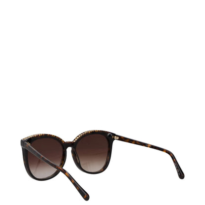 STELLA MCCARTNEY Womens Sunglasses Brown Acrylic Cat Eye One Size RRP 225 — View 4