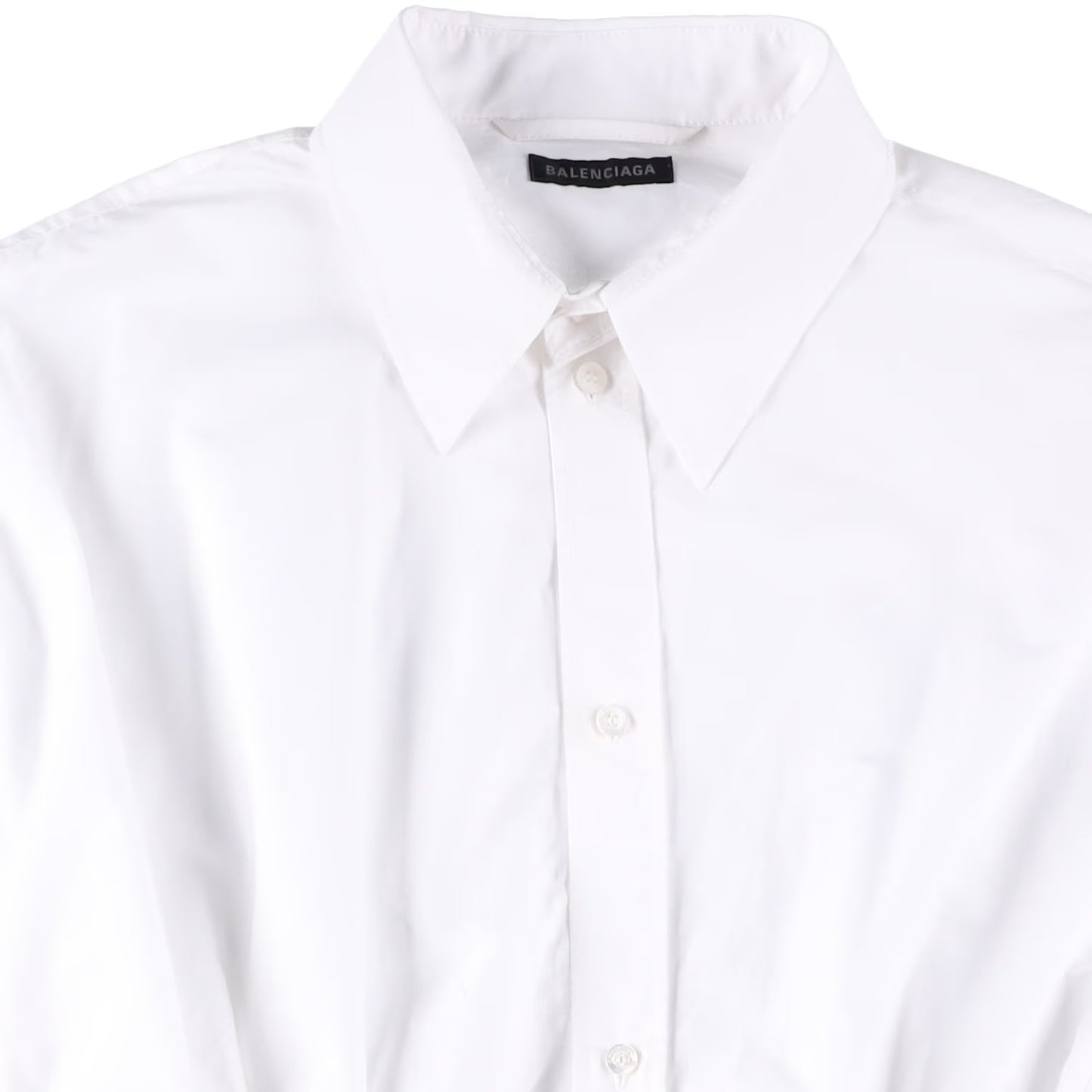 BALENCIAGA OWN BUY Womens Layered Shirt Button-Up White Size 3 RRP 1219.9 — View 8