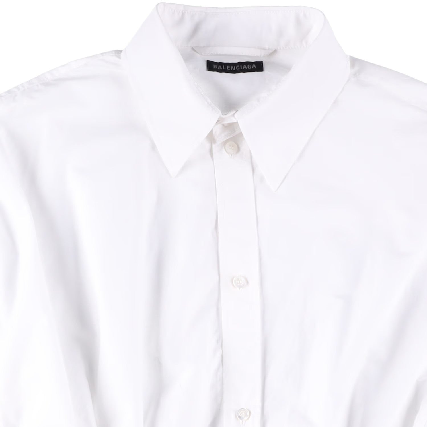 BALENCIAGA OWN BUY Womens Layered Shirt Button-Up White Size 3 RRP 1219.9 — View 8