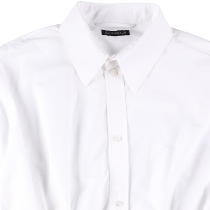 BALENCIAGA OWN BUY Womens Layered Shirt Button-Up White Size 3 RRP 1219.9 — View 8
