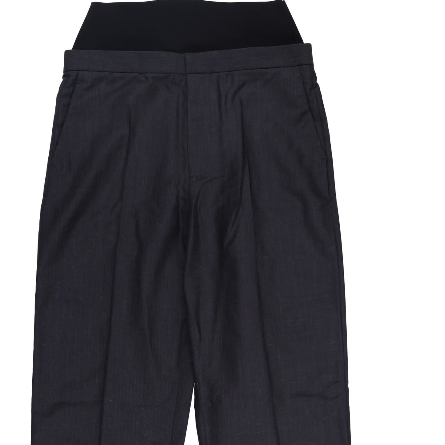 ALAIA Womens Alaia Knit Band Pants Wide Leg Trousers Black Size 42 RRP 1706.8 — View 5