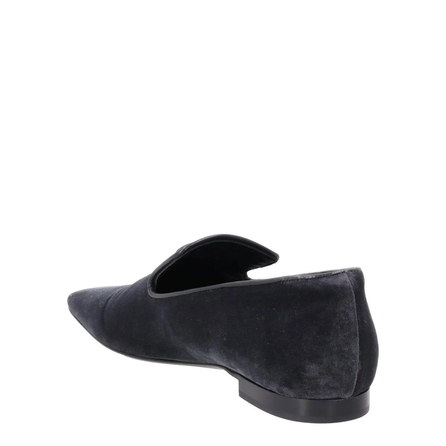 TOTEME Womens Grey Velvet Flat Loafer Slip On Leather Insole EU 38 RRP 490 — View 5