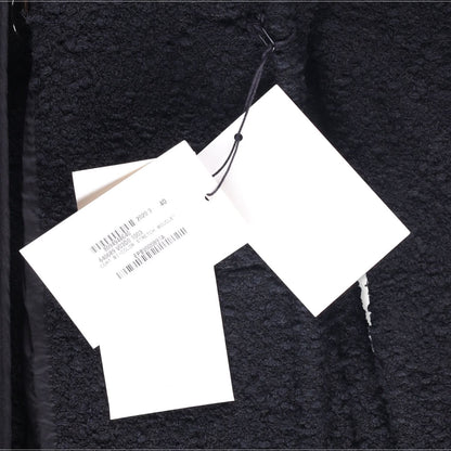 BOTTEGA VENETA Womens Black Double Breasted Overcoat Cotton Blend 40 RRP 3500 — View 7
