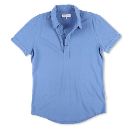 ORLEBAR BROWN Mens Polo Shirt Short Sleeve Collared Blue Cotton Size L RRP 275 — View 6