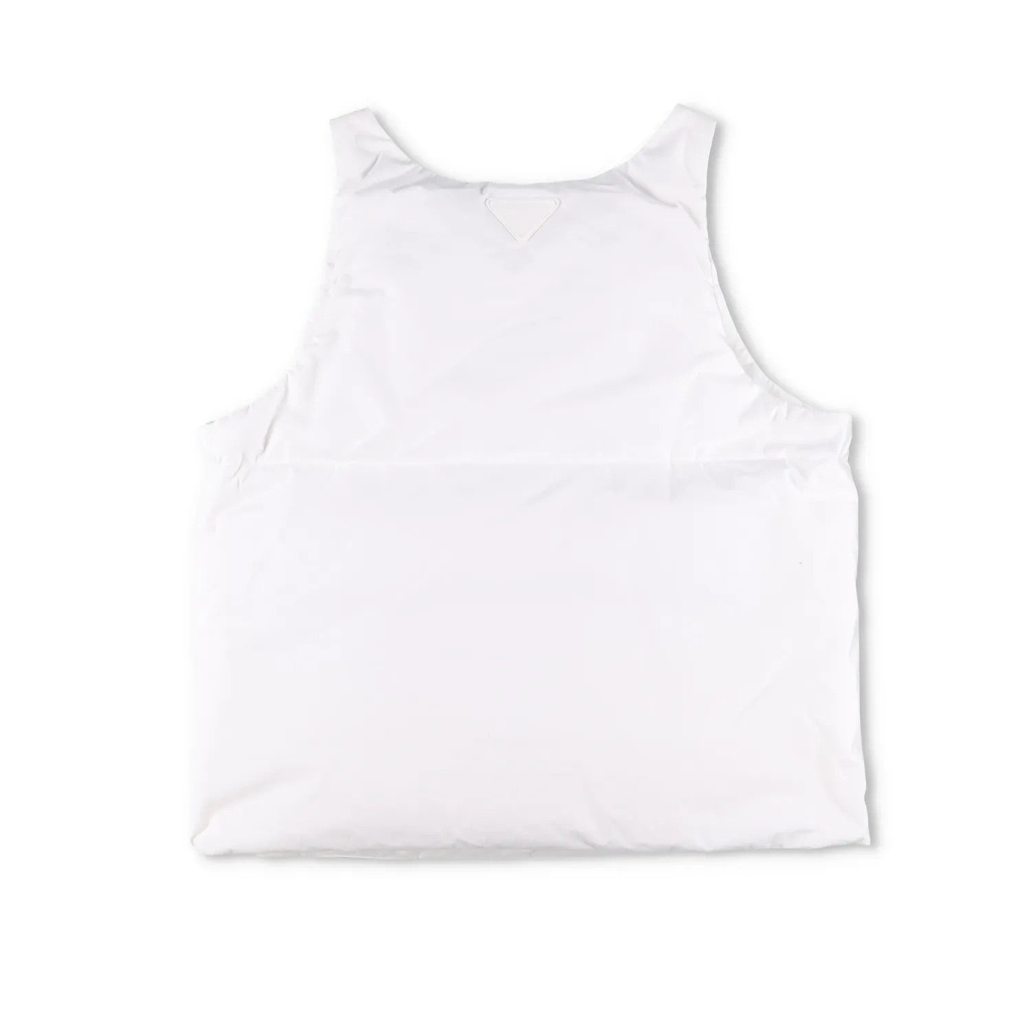 PRADA Mens Tela Cotton Vest White Waistcoat Gillet Sleeveless Size L RRP 1200 — View 9