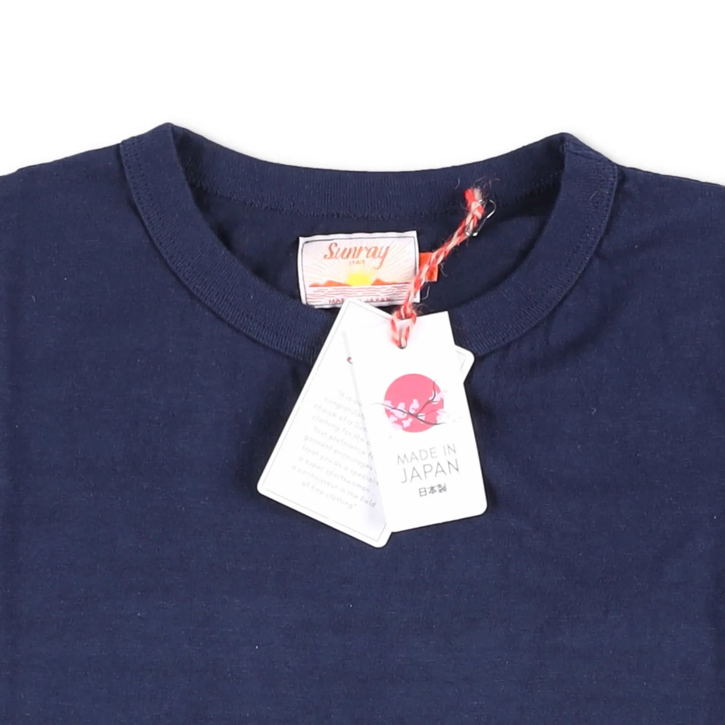 Sunray Mens T-Shirt Navy Blue Crew Neck Short Sleeve Cotton Size 3 RRP 65 — View 5