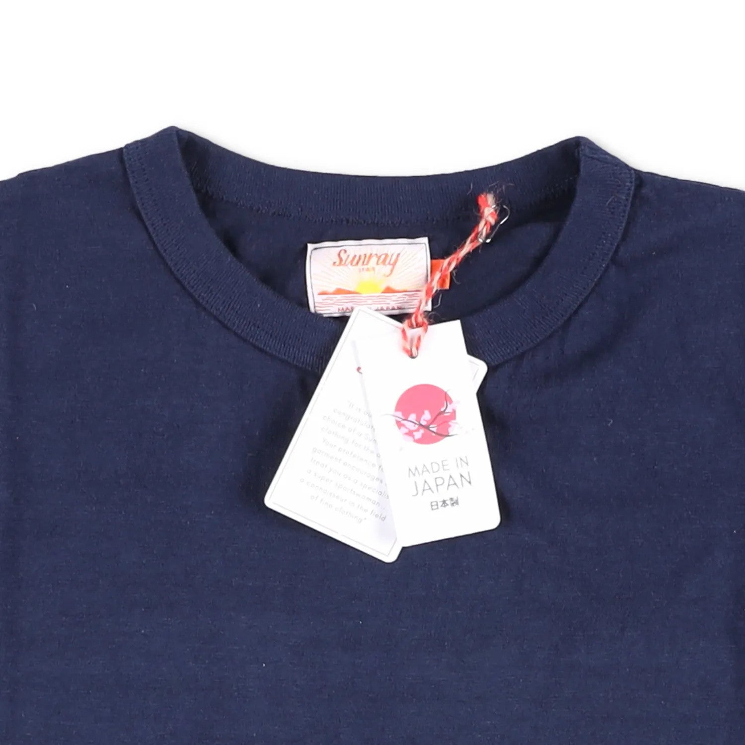 Sunray Mens T-Shirt Navy Blue Crew Neck Short Sleeve Cotton Size 3 RRP 65 — View 5