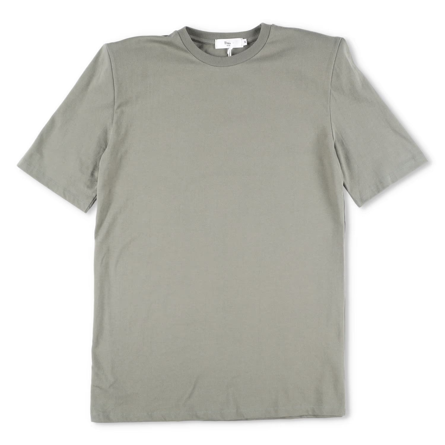 FRANKIE SHOP Mens T-Shirt Grey Crew Neck Short Sleeve Cotton Size M RRP 125