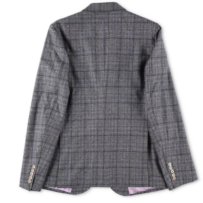 GUCCI Mens Wool Grey Check Blazer Size 7-50 Regular Long Sleeve RRP1750 — View 9