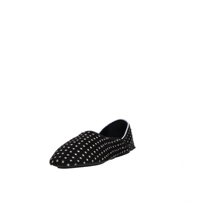 HAIDER ACKERMANN Mens Slip On Shoes Flat Black Leather Polka Dot EU 41 RRP 690 — View 3