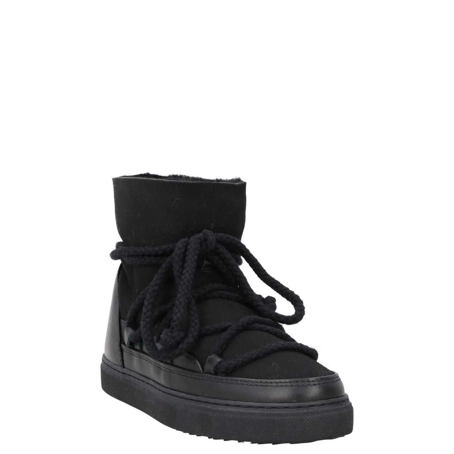 INUIKII Womens Snow Boots Rubber Sole Suede Shearling Lined Black EU 36 RRP 226 — View 2