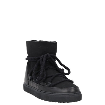 INUIKII Womens Snow Boots Rubber Sole Suede Shearling Lined Black EU 36 RRP 226 — View 2