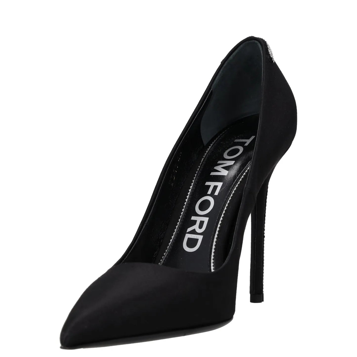 TOM FORD Womens Court Heels Black Stiletto Embellished Synthetic UK7 RRP 650 — View 3