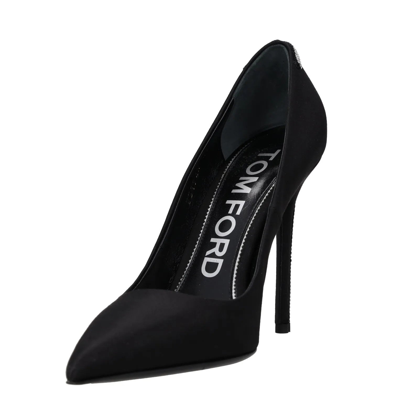 TOM FORD Womens Court Heels Black Stiletto Embellished Synthetic UK7 RRP 650 — View 3