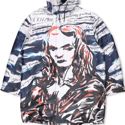 DIOR HOMME Mens Parka Jacket Mona Lisa Multicoloured Hooded Size 48 RRP 6960 — View 3