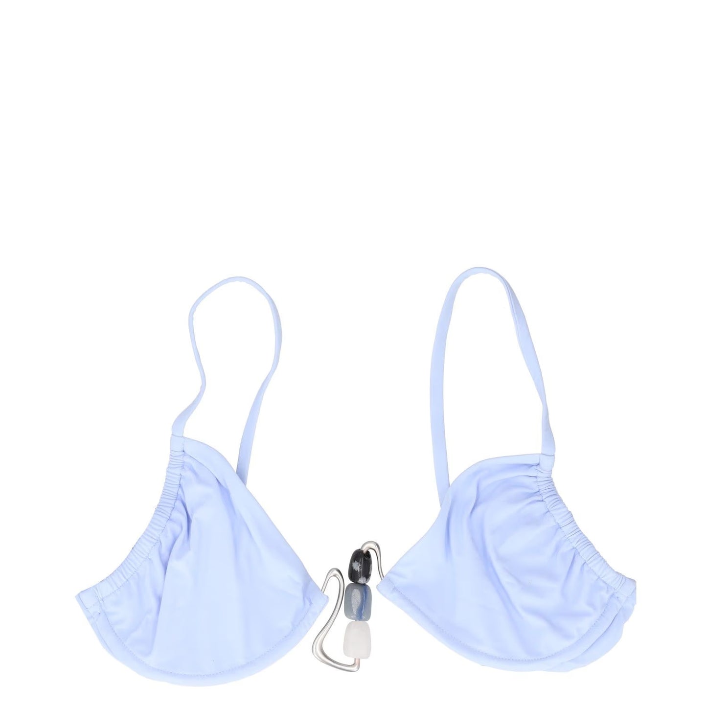 CHRISTOPHER ESBER Womens Nebular Bikini Top Beaded Blue Spaghetti UK12 RRP 150 — View 2