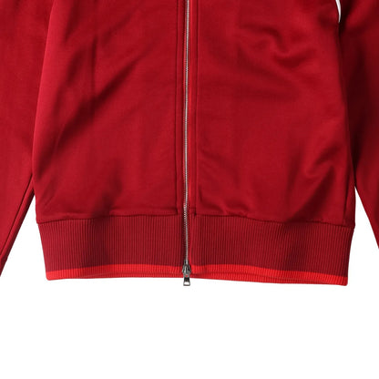 WALES BONNER Womens Shine Track Top Red High Neck Long Sleeve Size S RRP 645 — View 6