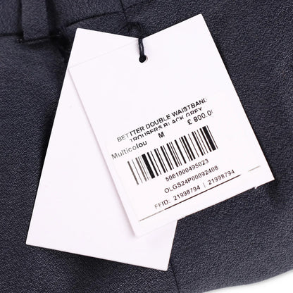 BETTTER Womens Double Waistband Trousers Black Grey Slim Leg Size M RRP 800 — View 8