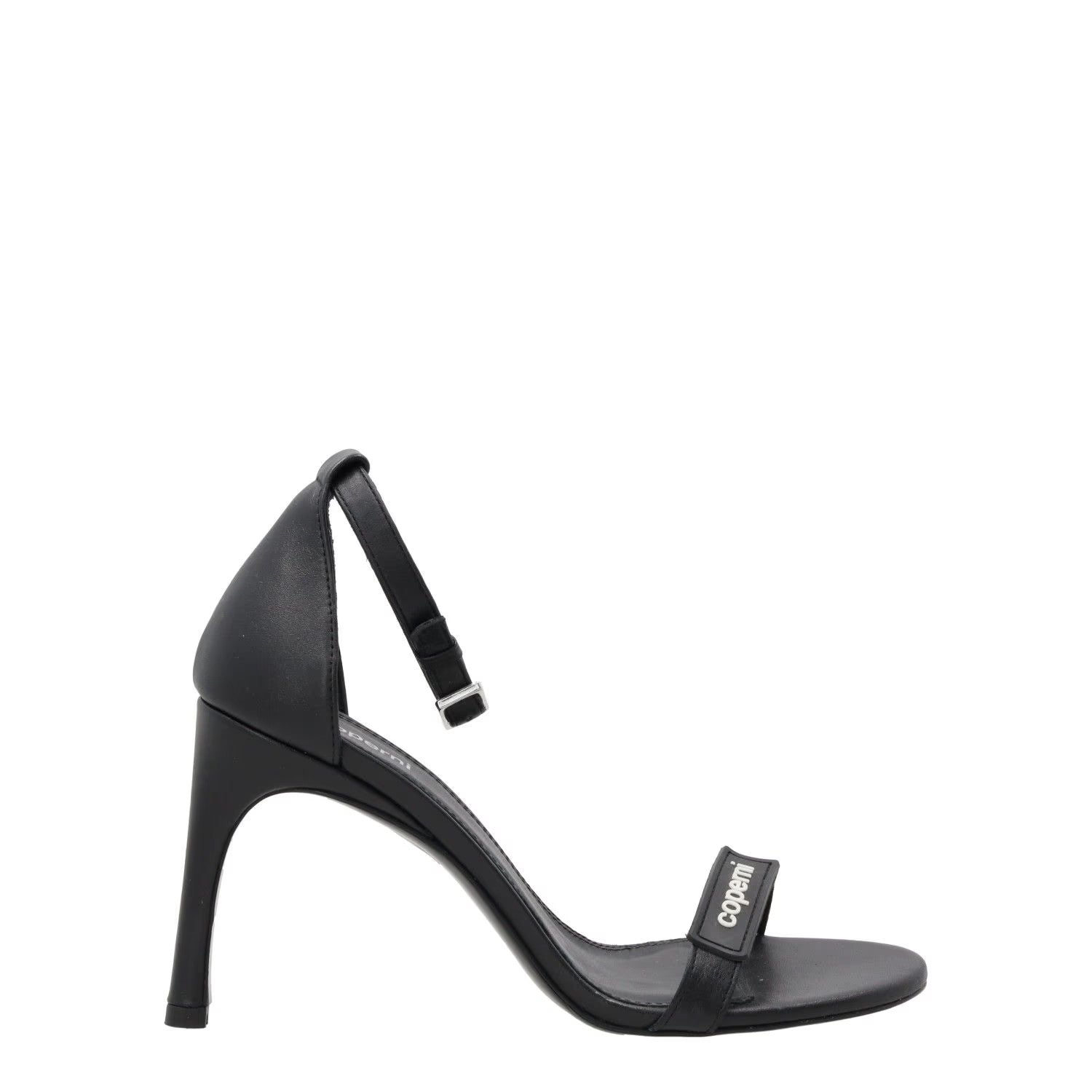 COPERNI Womens Skinny Strap Logo Sandals Leather Formal Heeled Black EU36 RRP450
