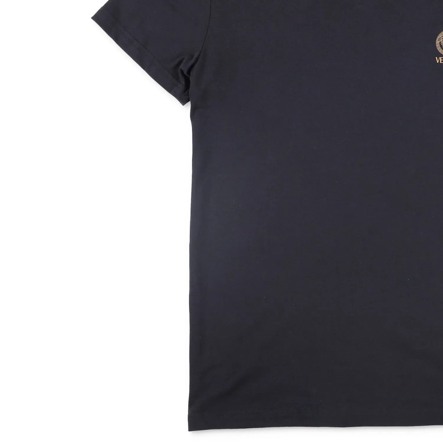 VERSACE Mens T-Shirt Bi-Pack Jersey Topeka Cotton Organic Black Size 4 RRP 145 — View 3