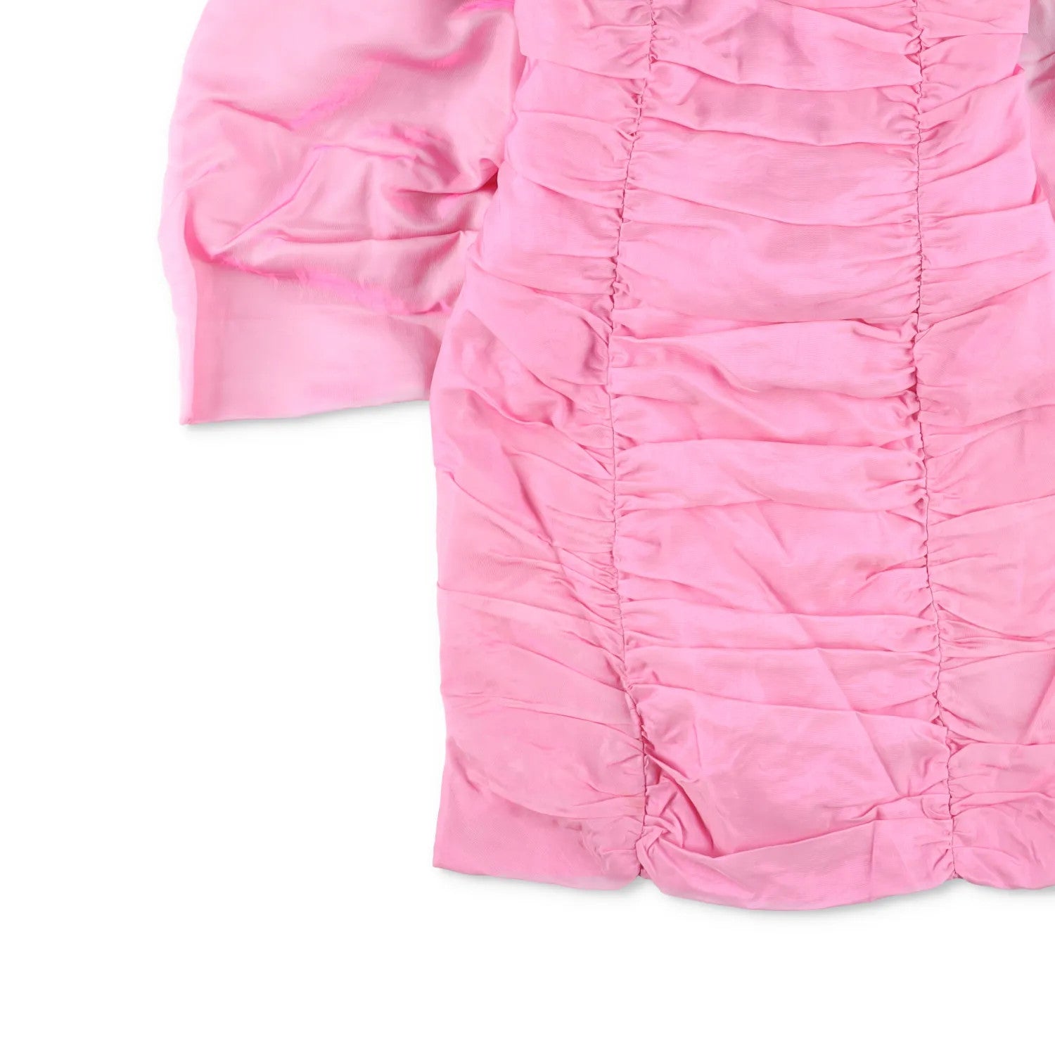 ROTATE Womens Sheer Satin Bow Mini Dress Bandaue Cameo Pink Size 36 RRP 380 — View 3